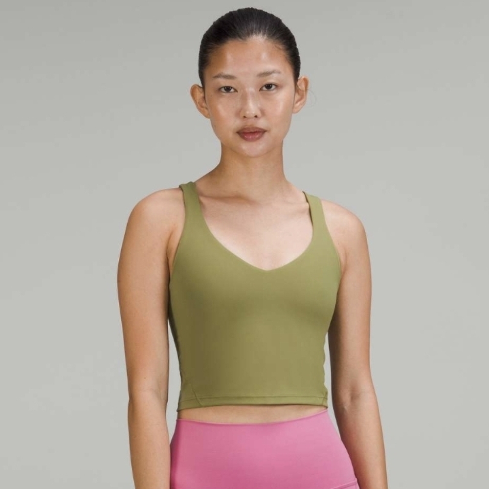 Lululemon Align Tank Top, Bronze Green, Size 4